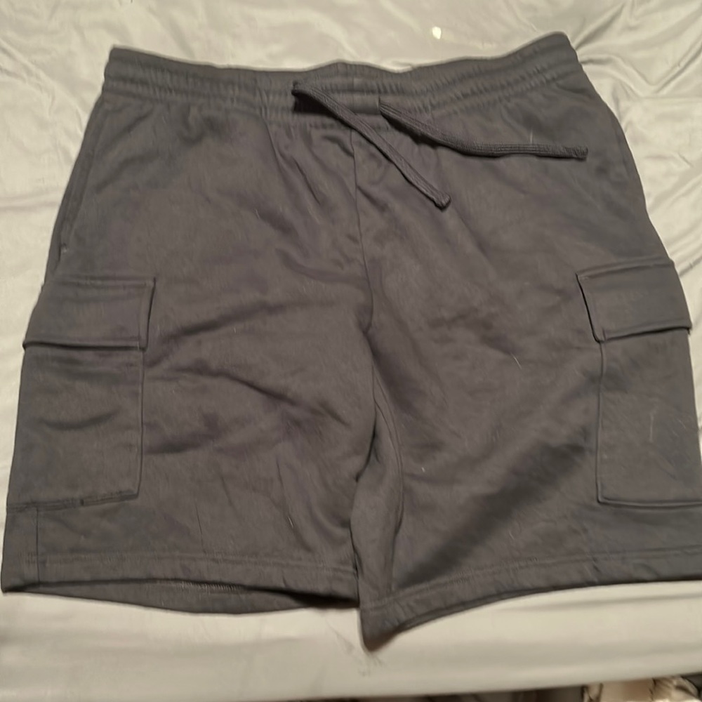 Dark grey cargo shorts